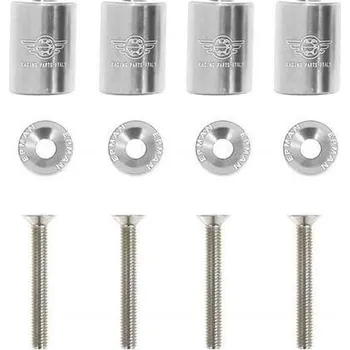 Kapota Distanční podložky na kapotu 6mm stříbrné