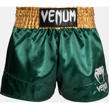 Oblečení pro bojové sporty Thai trenýrky VENUM CLASSIC - zeleno/gold/bílé L