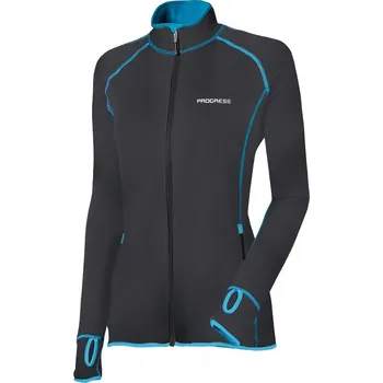 Dámská mikina Dámská funkční mikina PROGRESS Tispa Limited šedá Velikost: M