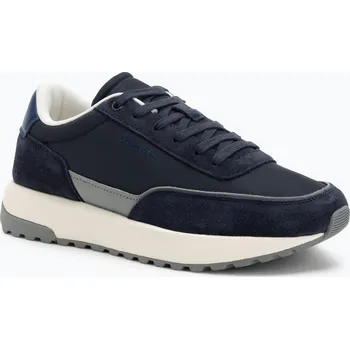 Pánské tenisky Pánské boty Calvin Klein HM0HM01714 Low Top Lace Up Repreve Mix navy/granite road/cobalt