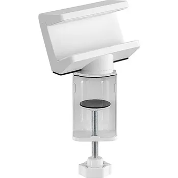 Elektrická zásuvka D-TRADE Držák prodlužovacího kabelu na stůl, pro lištu 40-70 mm, bílá