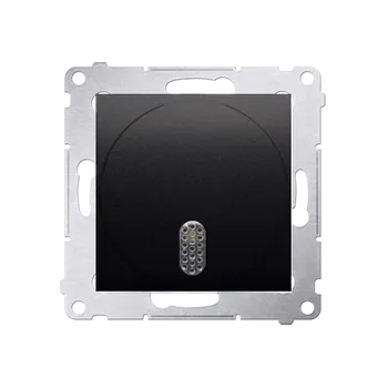 Elektrická zásuvka Zvonek elektronický (přístroj s krytem), 8 – 12 V~, Simon 54, barva antracitová metalizovaná