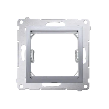 Elektrická zásuvka Adaptér přechodový (průchodka) pro zařízení standardu 45 x 45 mm, Simon 54, barva stříbrná metalizovaná