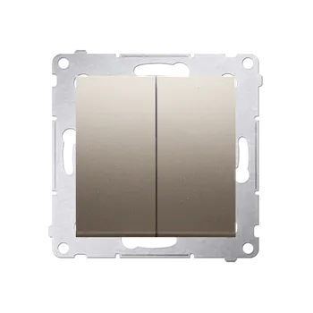 Elektrická zásuvka Spínač sériový (přístroj s krytem), IP44, řazení 5, Simon 54, barva zlatá metalizovaná