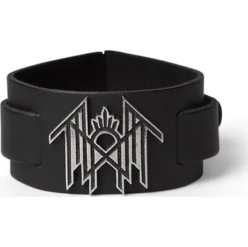 Náramek Kožený náramek z Sleep Token - Logo - Muži - černá