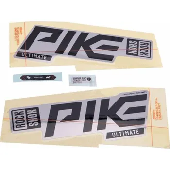 Sport samolepky ROCK SHOX 11.4018.105.010 - ROCKSHOX AM DECAL PIKE ULT 27/29 GBLK/SIL