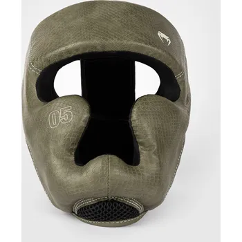 Chránič hlavy na box a bojový sport PŘILBA VENUM Impact Evo Scales - army zelená