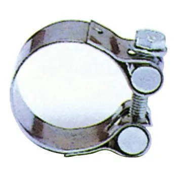 Výfuk pro motocykl HSM Svorka na výfuk na motorku, nerez, 60-63 mm