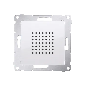 Elektrická zásuvka Reproduktor do rámečku (přístroj s krytem), Simon 54, barva bílá