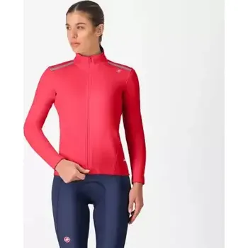 Cyklistická bunda Castelli Espresso Air dámská bunda Hibiscus vel. S