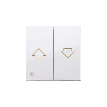 Elektrická zásuvka Kryt pro žaluziový ovladač SZP1 m, Simon 54, barva bílá antibakteriální