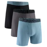 Boxerky Under Armour SOLID 6in 3 Pack Boxer Shorts 1383884-587 Velikost 5XL