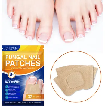 Lék na kožní problémy, vlasy a nehty Wellife Náplasti na nehtovou mykózu 32 ks