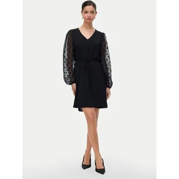 Dámské šaty Vero Moda Koktejlové šaty Alva 10337473 Černá Regular Fit S