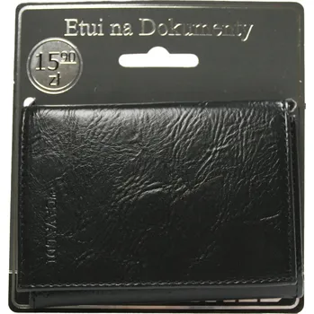 Peněženka 4U Cavaldi Pánská kožená peněženka Atericus černá One size