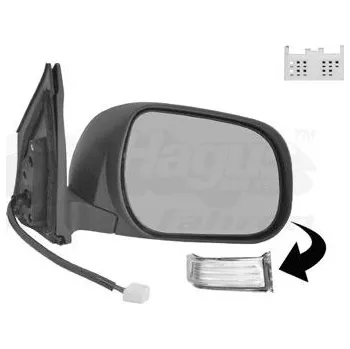 Auto zrcátko Vnější zpětné zrcátko VAN WEZEL 5471818