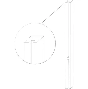 Plotový sloupek Plotový systém Ferobet Granada, Sloupek rohový hladký, 13 x 13 x 150 (209) cm, Přírodní