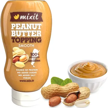 Mixit Peanut Butter Topping Smooth 500 g
