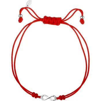 Náramek Náramek se stříbrnými prvky a zirkony - nekonečno - AP541-3825