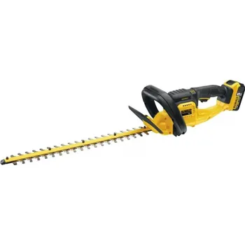 DeWALT DCM563 18V XR SET - akumulátorové nůžky na živý plot (s 5,0 Ah akumulátorem a nabíječkou)