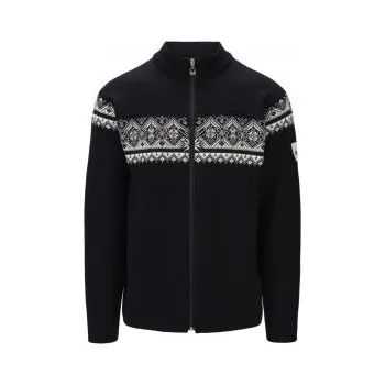 Dale Dale MORITZ pánský celorozepínací svetr Black, Offwhite, Darkcharcoal