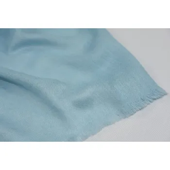 Šála Vlněná jednobarevná šála - pomněnkově modrá