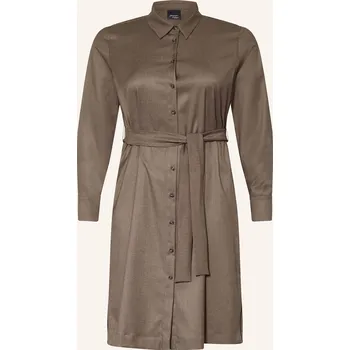 Dámské šaty Persona Marina Rinaldi Dámské Košilové Šaty Dry, hnědá, 46