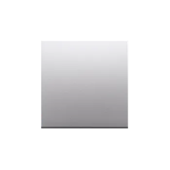 Elektrická zásuvka Kryt 1 násobný, Simon 54, barva stříbrná metalizovaná