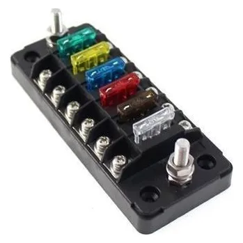 Autopojistky Pojistková skříňka 6 obvodů – typ A