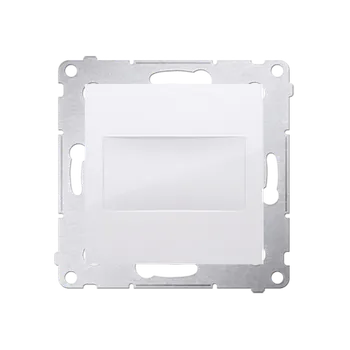 Elektrická zásuvka Kryt zaslepovací s kovovým třmenem, Simon 54, barva bílá antibakteriální