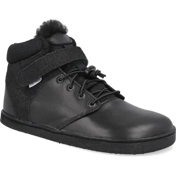 Dívčí obuv Barefoot zimní boty Pegres - BF40 0.1 černé Velikost: 37