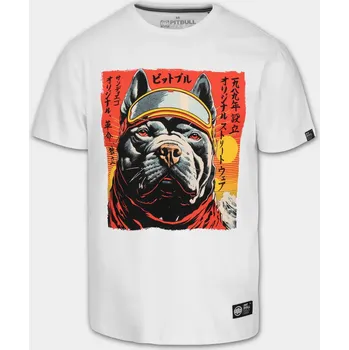 Pánské tričko PitBull West Coast Triko FUJI - bílé XL