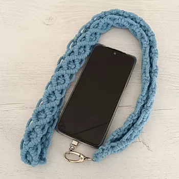 Popruh na mobil modrý (módní doplňky)