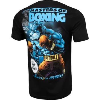 PitBull West Coast Triko MASTER OF BOXING - černé XXXL