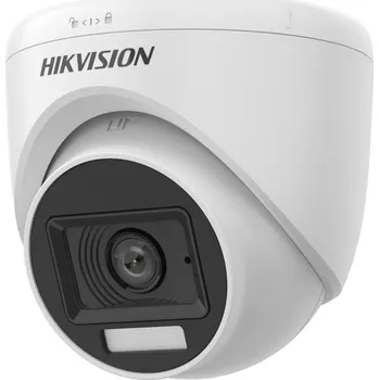 Zabezpečení domácnosti Hikvision DS-2CE76D0T-LPFS(2.8mm) 2MP kamera s inteligentním hybridním osvětlením a zvukem, pevná turret