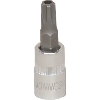 Gola hlavice Zástrčné hlavice Torx s otvorem, 1/4", 5hranné, velikosti TS10-TS30 - JONNESWAY, Velikost: TS10