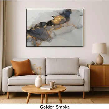 Váza Golden Smoke – Nástěnný obraz na plátně