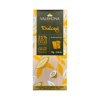 Čokoláda Valrhona 35% bílá čokoláda DULCEY 70 g