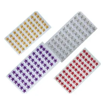 Set školních potřeb Dżety samoprzylepne gwiazdki czerwone 10mm 54szt