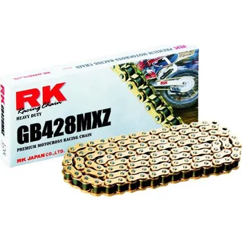 Řetězová sada pro motocykl HSM RK řetěz 428MXZ/GB 118