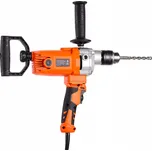 VEVOR Míchačka na Betonu 1200W Plynulá Regulace Otáček Vrtačko-Míchačka