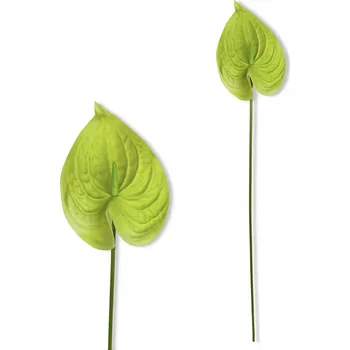 umělá květina Zelené Květy ANTHURIUM Větvička 57 cm Umělé Anthurium z pěny JAKO ŽIVÉ