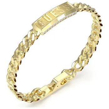 Náramek Guess Pozlacený náramek pro muže Lion King JUMB05015JWYG 19 cm + 2 měsíce na vrácení zboží