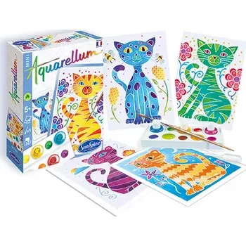 kreativní sada Sentosphere Akvarely mini - Kočky