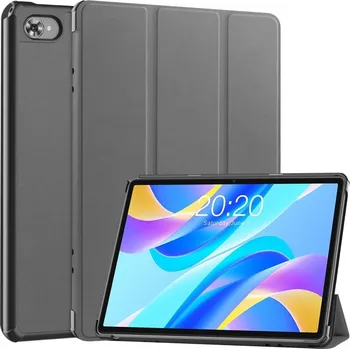 Pouzdro na tablet VSECHNONAMOBIL 64731 LEATHER Zaklápací kryt pre Teclast M40 Plus šedý
