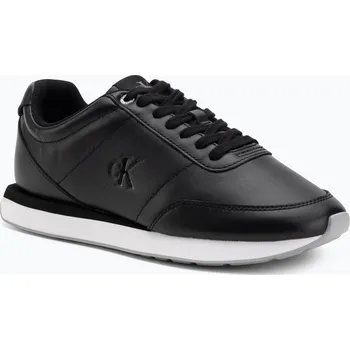 Dámské tenisky Dámské boty Calvin Klein YW0YW01942 Retro Runner Lace Up Leather MG black/formal gray