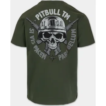 PitBull West Coast Triko PARA BELLUM - tmavě zelené M