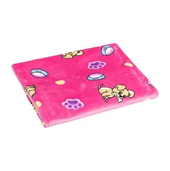 Dětská deka ELLA - Růžová,Béžová - 75x100 cm