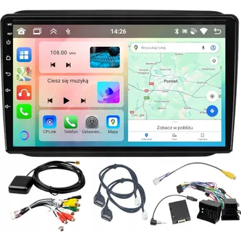 Autorádio AUTORÁDIO S GPS NAVIGACÍ ANDROID ŠKODA FABIA 2007-2014 CARPLAY WIFI 6GB RAM 128GB PAMĚŤ