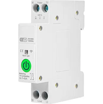 Centrální jednotka pro chytrou domácnost Smart meřič spotřeby na DIN lištu 72-097 WiFi Tuya